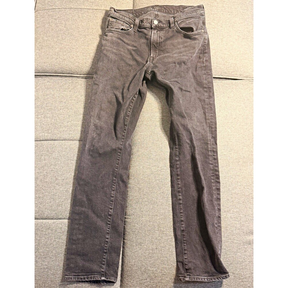 Citizens of Humanity Men's Slim Gray Dark Wash Denim Jeans 5-Pocket Button